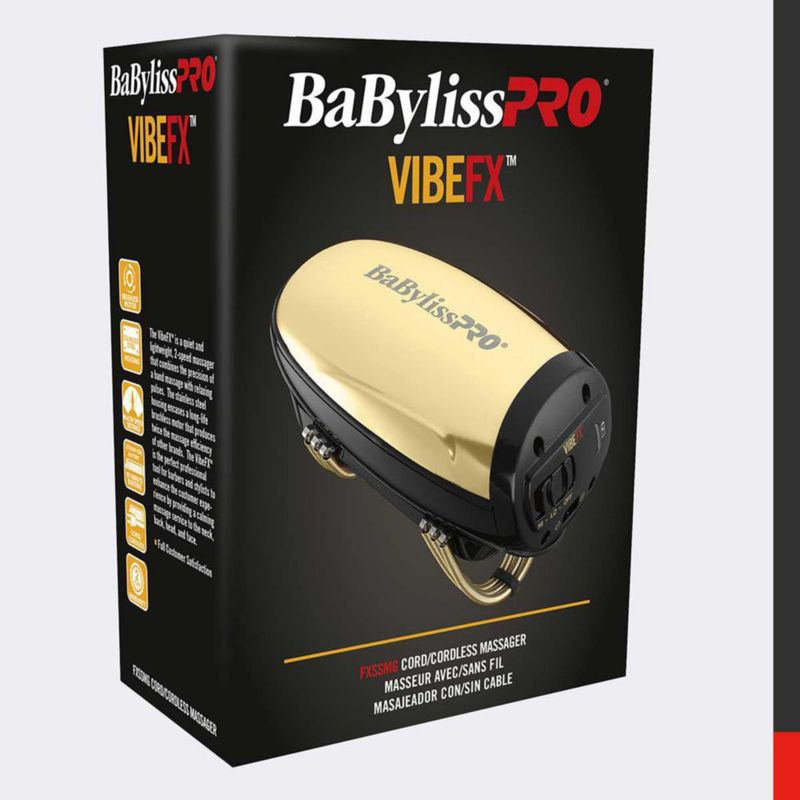 Masajeador Dorado FXSSMG Babyliss Pro Barberology