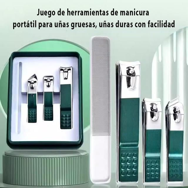 Juego de manicura de acero inoxidable, herramientas de manicura de acero inoxidable.HOGAWAY
