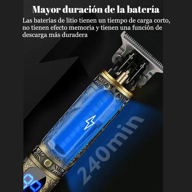 Maquinilla de cortar pelo recargable, pantalla digital LCD, cortadora eléctrica, para hombres, uso doméstico, cortadora de pelo eléctrica.HOGAWAY