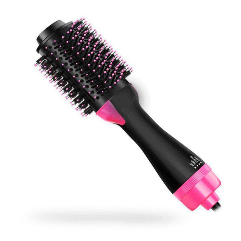 Cepillo Secador Para El Cabello Eléctrico, Alisador, Rizador 3 En 1