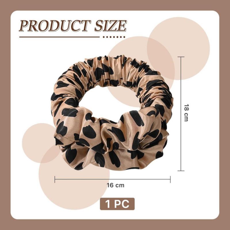 Rulos para Cabello Sin Calor Leopardo - Rizador de Cabello Nocturno con Scrunchies de Seda para Mujer | Rizadores de Cabello Sin