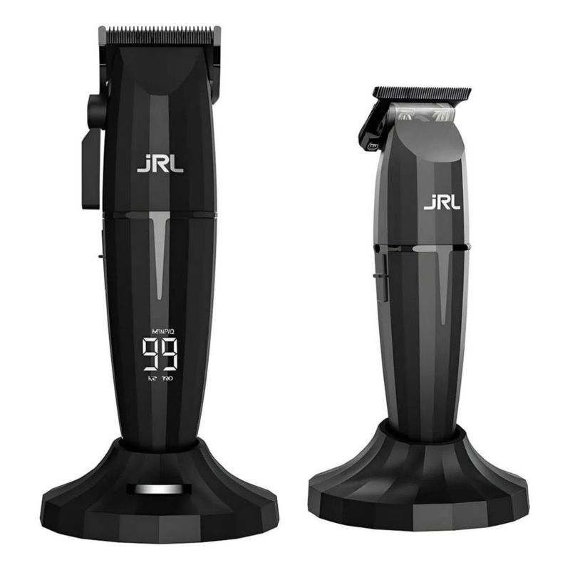 Combo Profesional JRL Onyx — Clipper y Trimmer inalámbricos de alto desempeño
