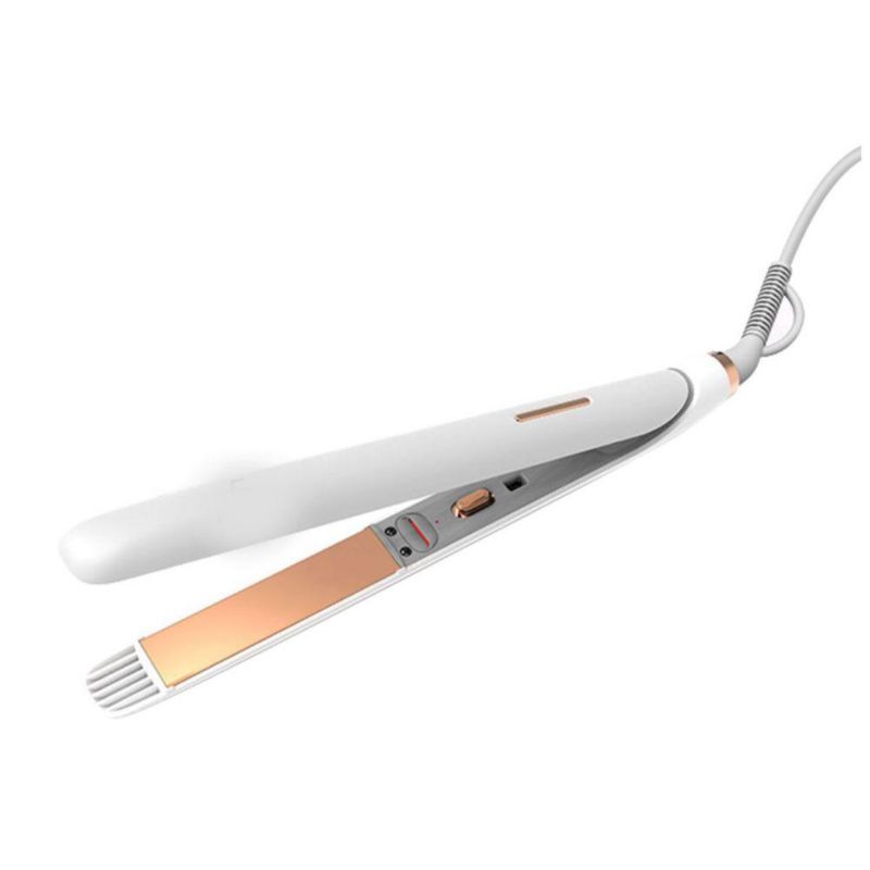 Plancha Para Cabello 2 En 1 Alisadora Y Rizadora