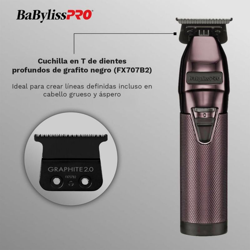 Cortadora de Cabello Profesional Babylisspro Limitedfx Nightfall Purple Trimmer