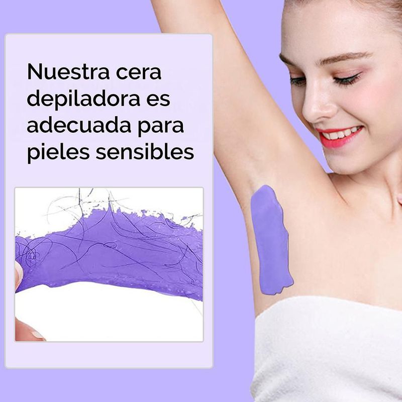 Calentador de cera para depilación profesional HELSE 18 x 14 cm Kit de aplicación HELSE.