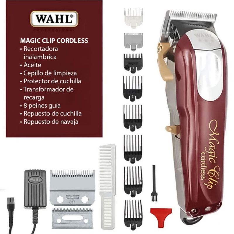 Cortadora Wahl Magic Clip Inalámbrica + Cuchilla De Repuesto