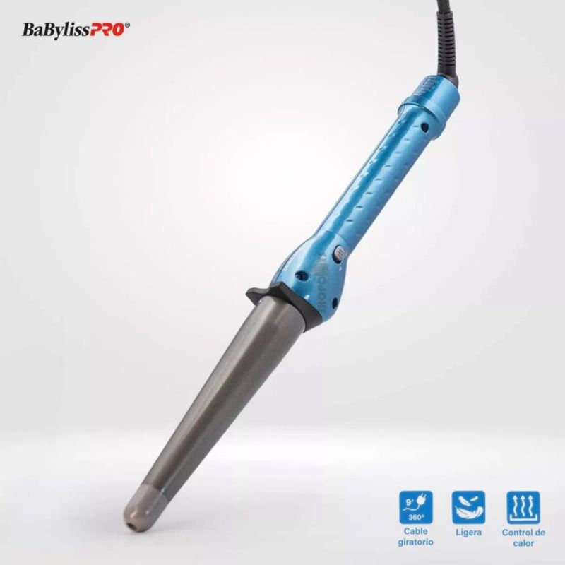 Rizador Cónico Babylisspro Nano Titanium 450°f Profesional