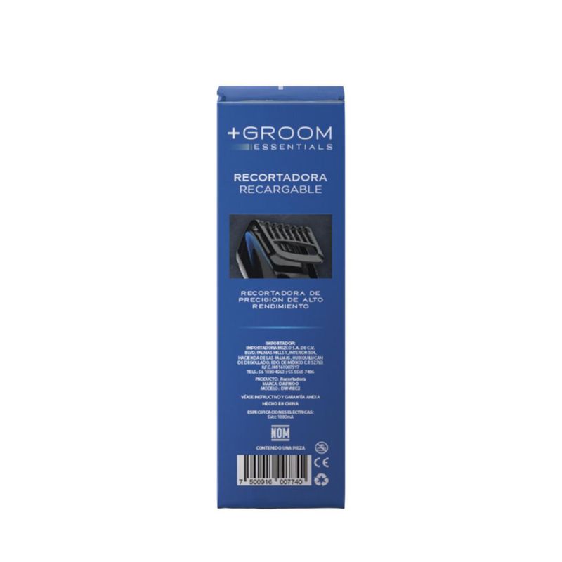 Afeitadora Rasuradora eléctrica Daewoo DW-REC2 Recargable 10 Niveles de longitud del Peine Maquina de Afeitar Portátil Cabezales Lavables Para Hombre