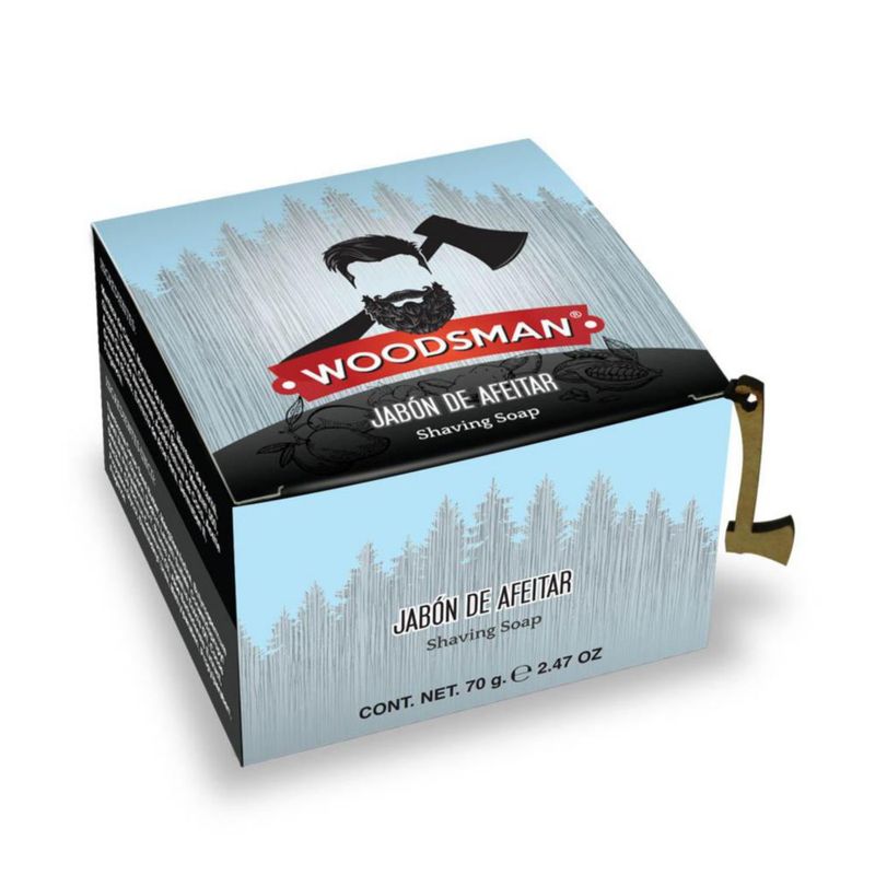 Woodsman Jabón Para Afeitar En Bote (70g)