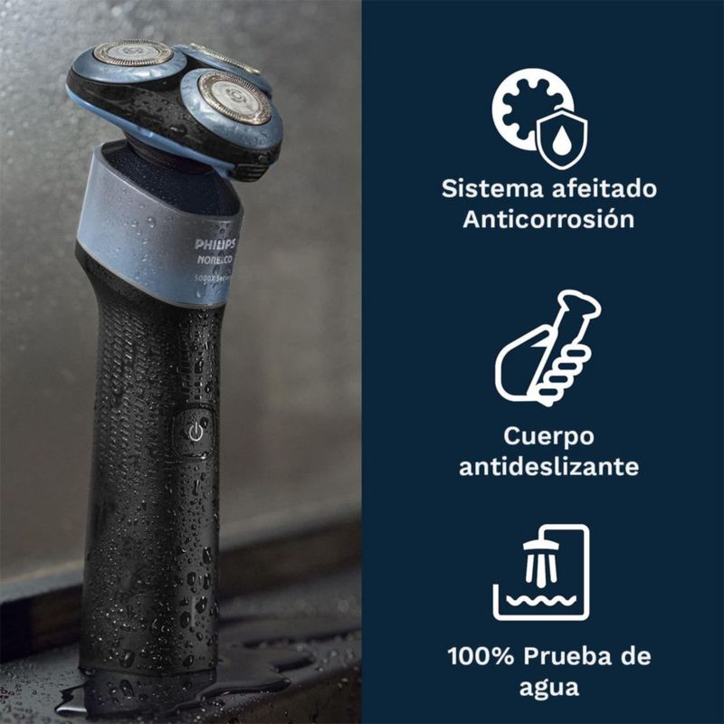 Afeitadora Philips Norelco X5004/48 Wet & Dry Con Trimmer