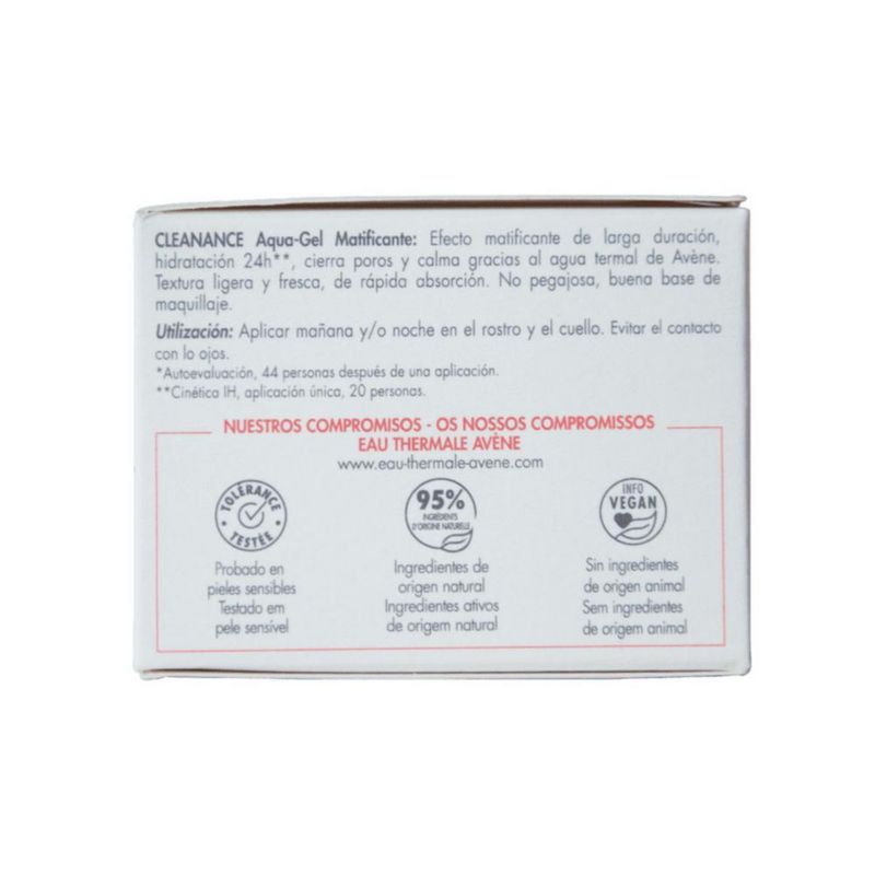 Avene Cleanance Aquagel hidratante matificante 50 ml