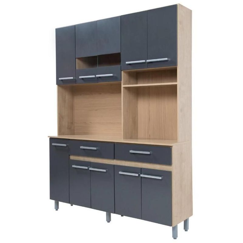 Alacena Organizador Multiusos para Cocina con Repisas y Puertas