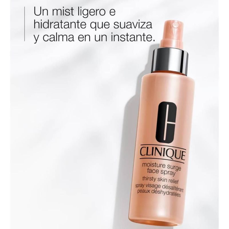 Spray Hidratante Moisture Surge Face Clinique Spray Thirsty Skin Relief