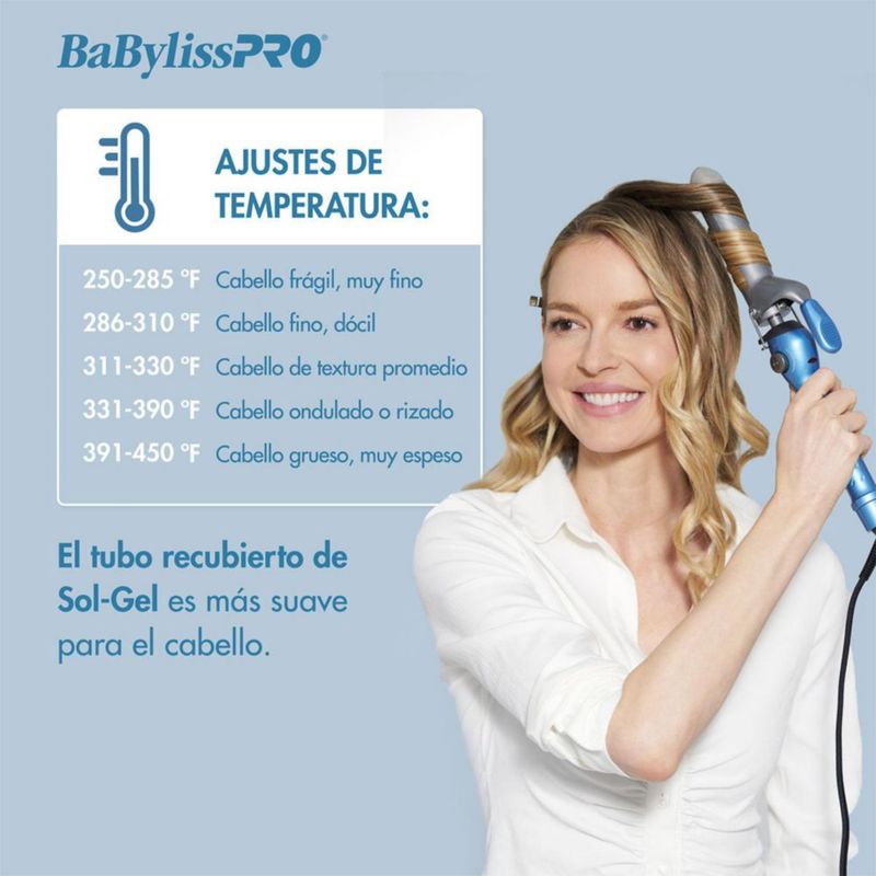 Babyliss Nano Titanium Rizador De Pelo 2,5cm
