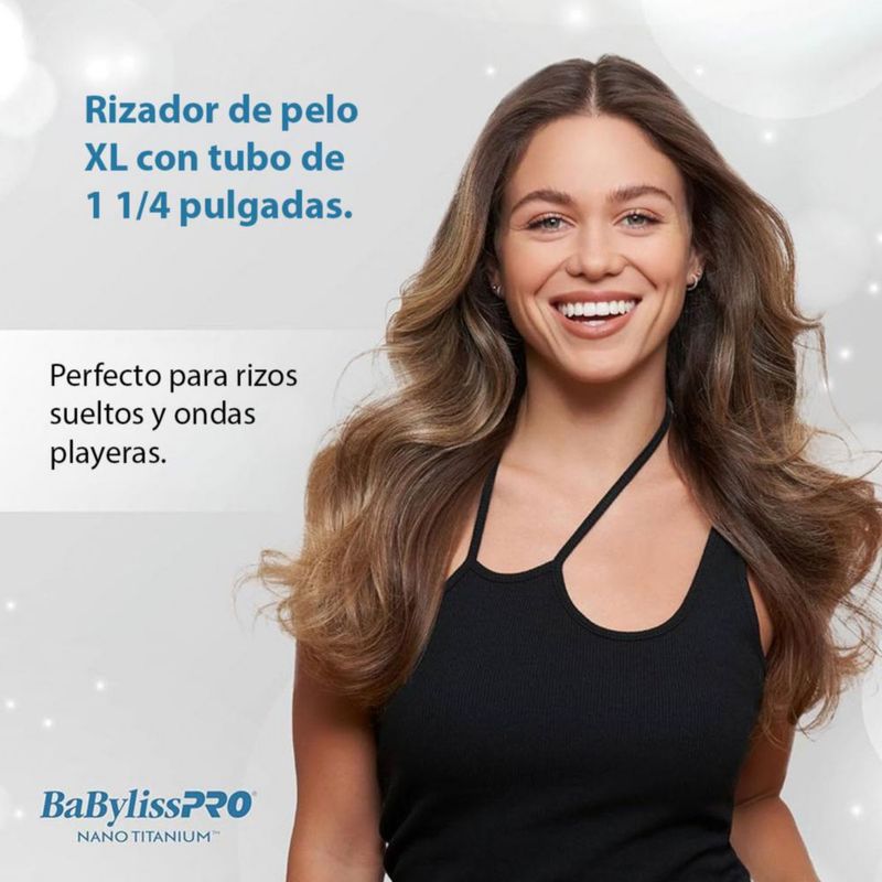 Babyliss Nano Titanium Rizador De Pelo 2,5cm