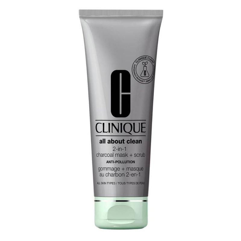 Exfoliante + Mascarilla All About Clean Clinique Charcoal Scrub