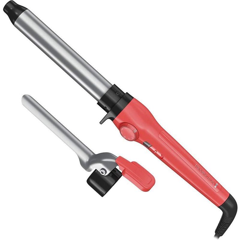 Tenaza Rizadora Profesional De Cabello Remington 2en1 Ci5225cl Instant Curls Titanium