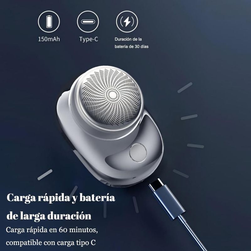 Afeitadora con sensor de luz azul, depiladora para mujer, resistente al agua, desmontable, multifuncional.HOGAWAY