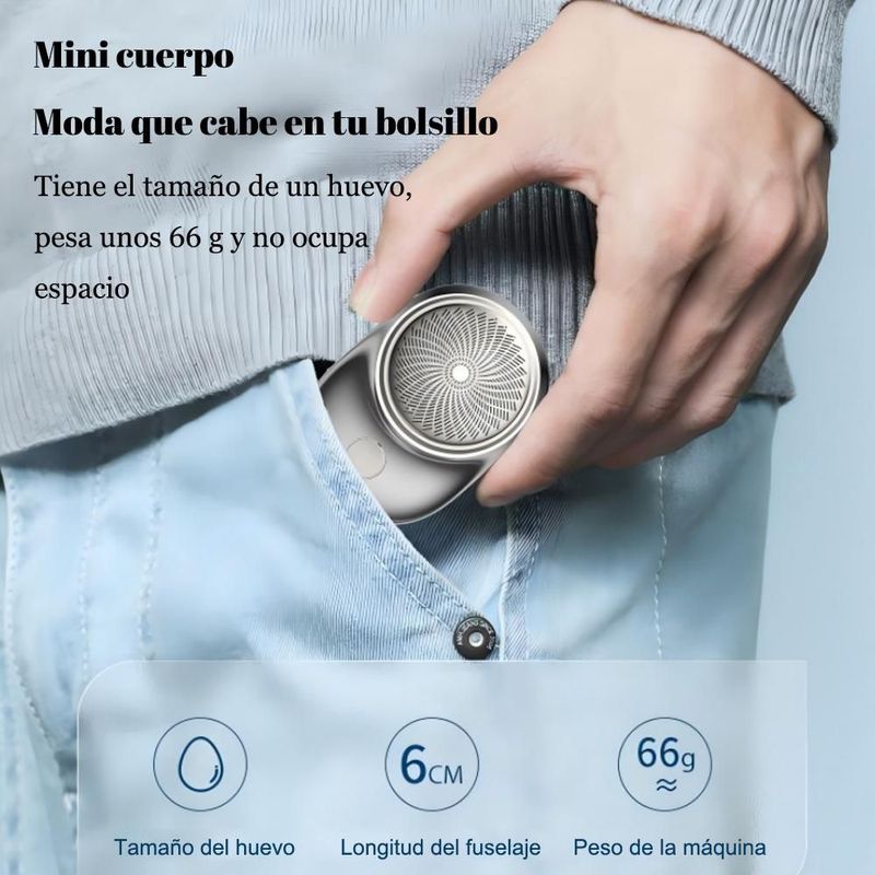 Afeitadora con sensor de luz azul, depiladora para mujer, resistente al agua, desmontable, multifuncional.HOGAWAY