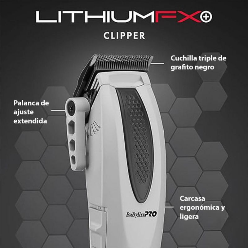 Combo BaBylissPRO LithiumFX Inalámbrico Clipper Y Trimmer