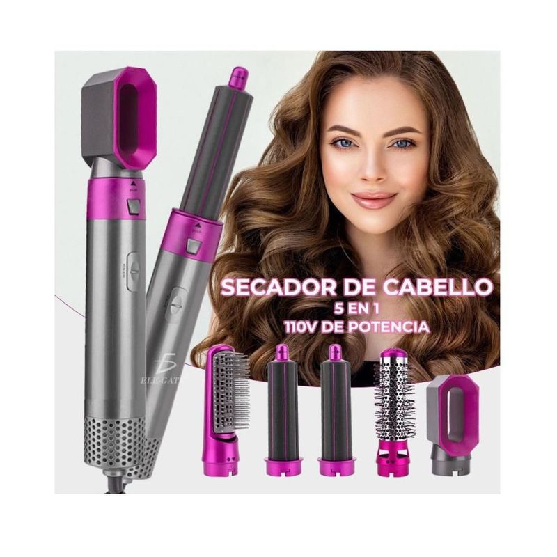 Cepillo Secador De Pelo 5 En 1