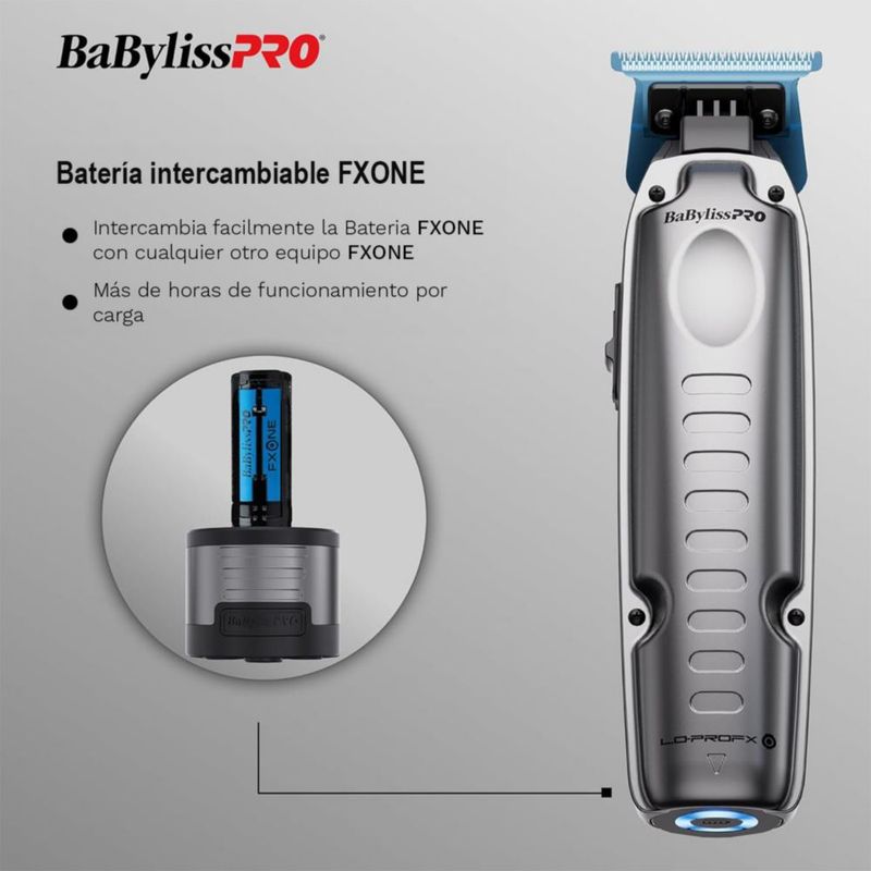 Trimmer Fxone Lo-profx  Inalámbrica Babylisspro Recargable Base de carga