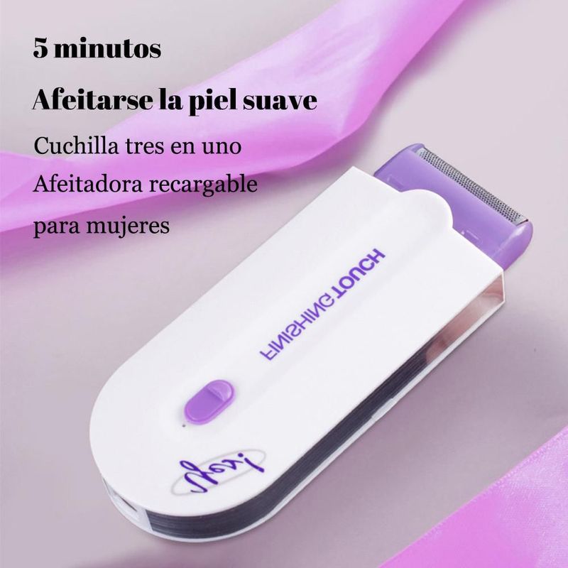 Afeitadora con sensor de luz azul, depiladora para mujer, resistente al agua, desmontable, multifuncional.HOGAWAY