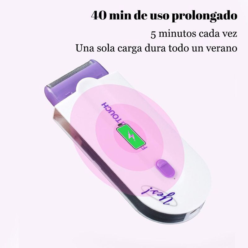Afeitadora con sensor de luz azul, depiladora para mujer, resistente al agua, desmontable, multifuncional.HOGAWAY