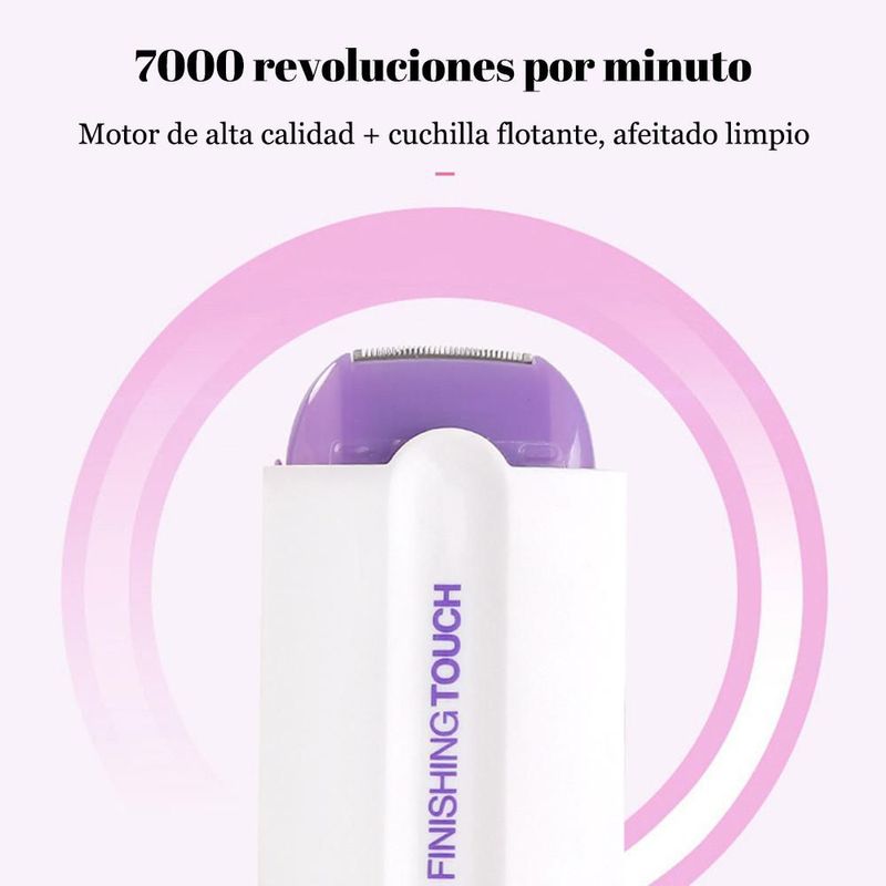 Afeitadora con sensor de luz azul, depiladora para mujer, resistente al agua, desmontable, multifuncional.HOGAWAY