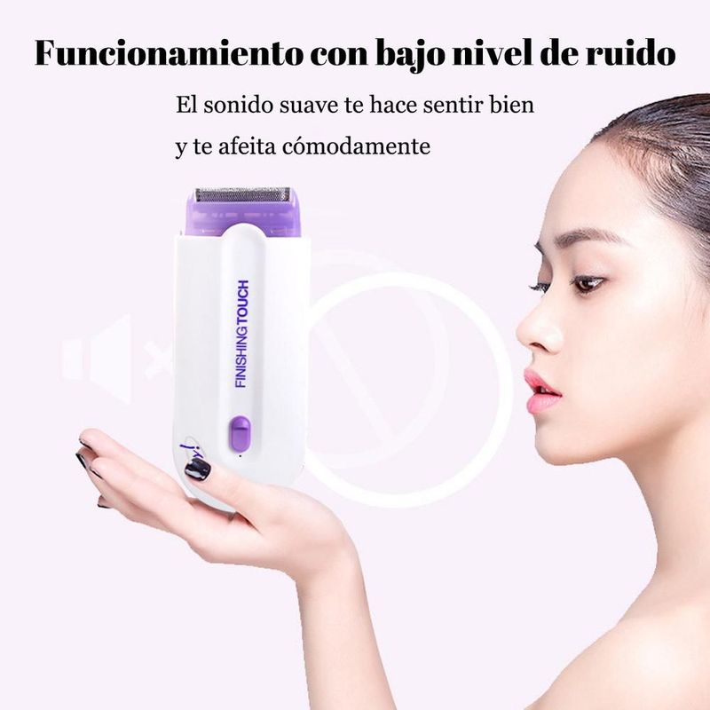 Afeitadora con sensor de luz azul, depiladora para mujer, resistente al agua, desmontable, multifuncional.HOGAWAY
