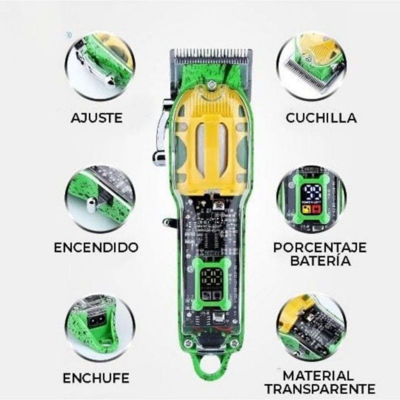 Maquina Para Cortar Cabello Hombres Profesional