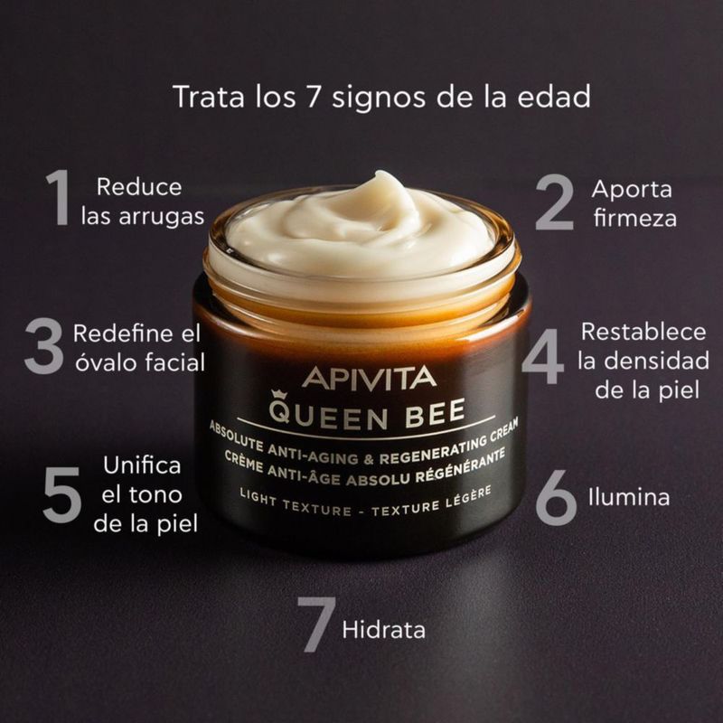 Apivita Queen Bee Crema Regeneradora Antiedad Absoluto 50ml.