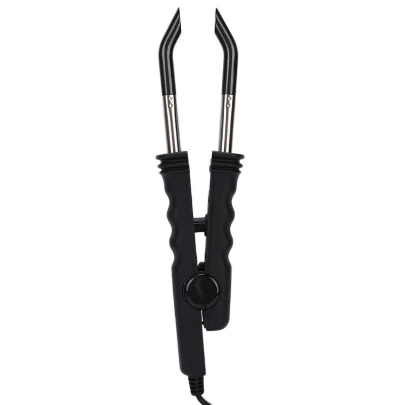 Plancha de Extensión de Cabello, conector de extensión de cabello, herramienta de extensiones de cabello de temperatura ajustabl