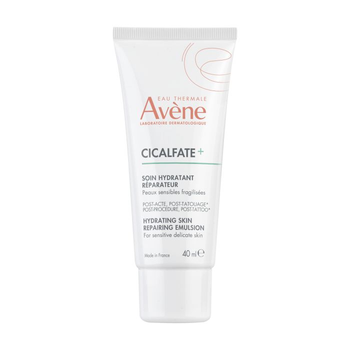Avene Cicalfate Emulsión reparadora calma hidrata y repara la piel debilitada tras procedimientos dermatológicos o tatuajes 40 ml