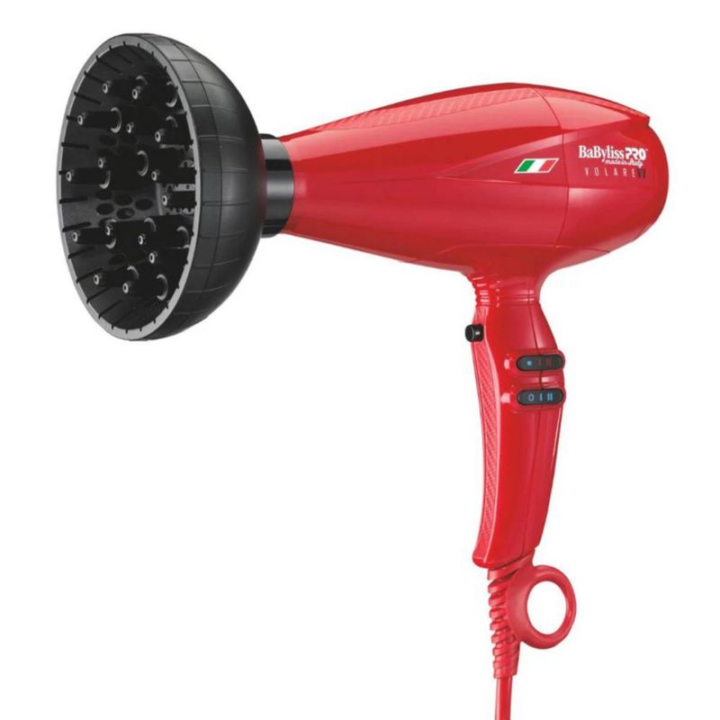 Secadora Babylisspro Nano Titanium Volare V1 2000w Rojo