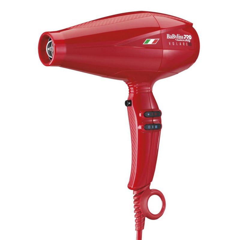 Secadora Babylisspro Nano Titanium Volare V1 2000w Rojo