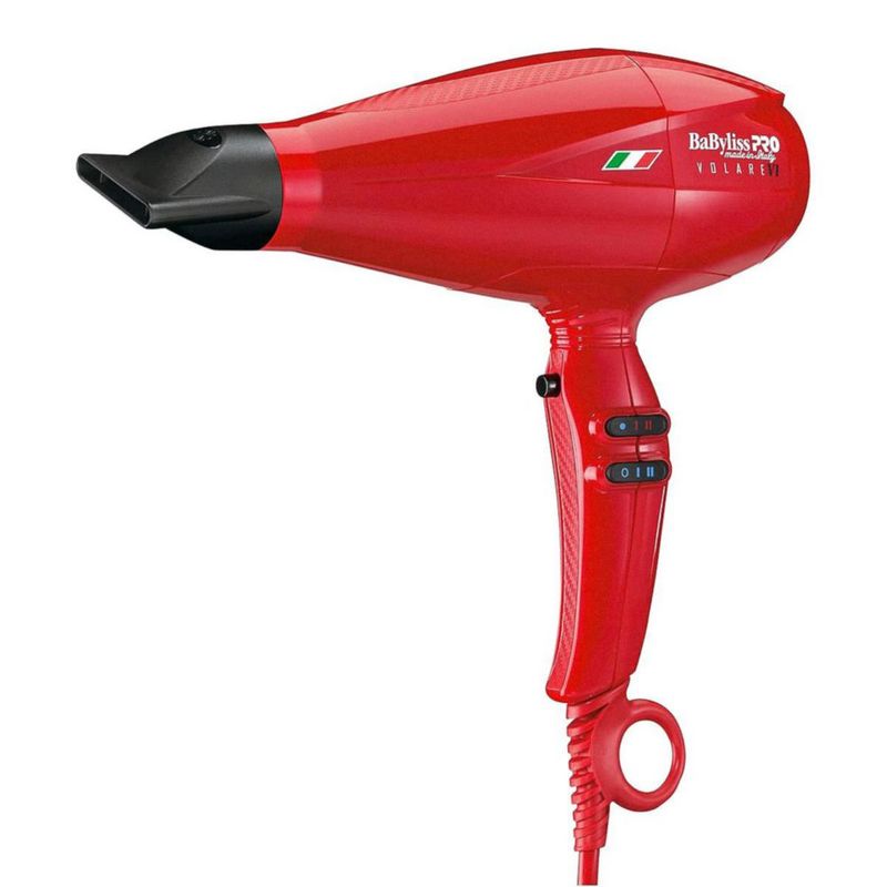 Secadora Babylisspro Nano Titanium Volare V1 2000w Rojo