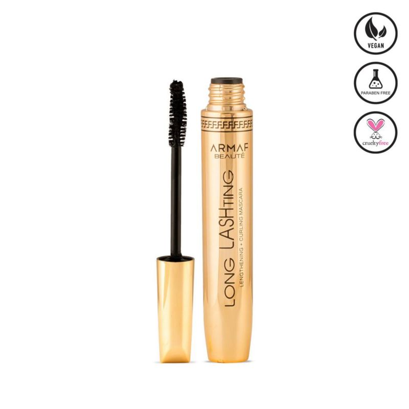 ARMAF BEAUTÉ Long Lashing Mascara - Máscara de Pestañas Sin Grumos, Define, Riza y Alarga con Fórmula Suave.