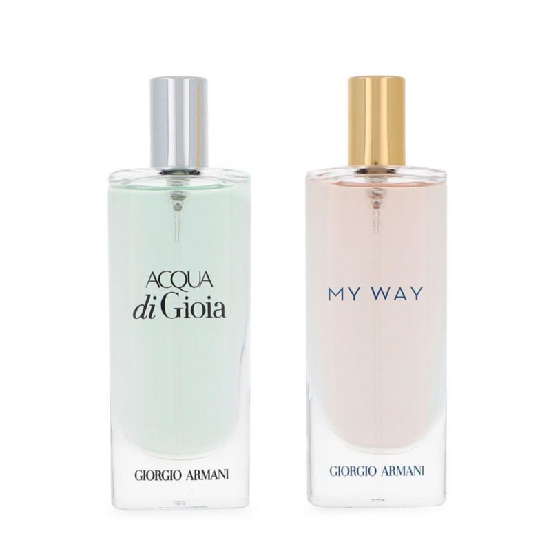 SET GIORGIO ARMANI 2PZS AQUA DI GIOIA 15ML EDP SPRAY/MY WAY 15ML EDP SPRAY