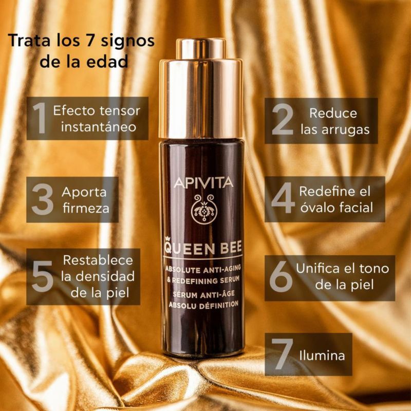 Apivita Queen Bee Sérum regenerador antiedad 30 ml