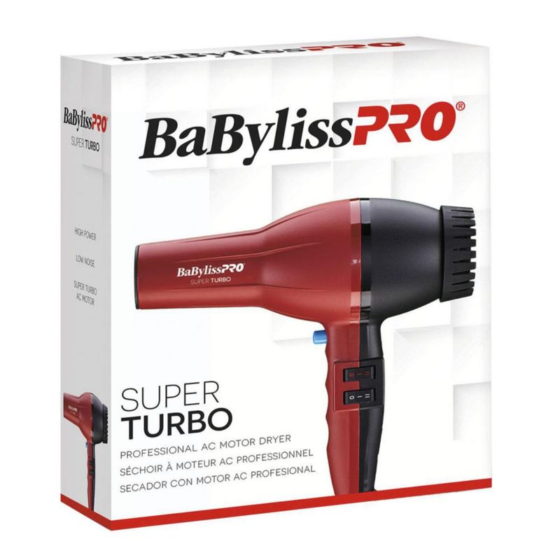 Secadora De Cabello Babylisspro Turbo B307 2000w Profesional