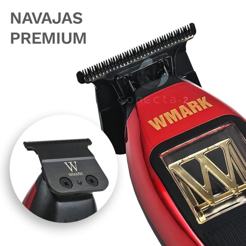 Trimmer Profesional Wmark 3 Colores Motor 10000 Rpm Magnétic
