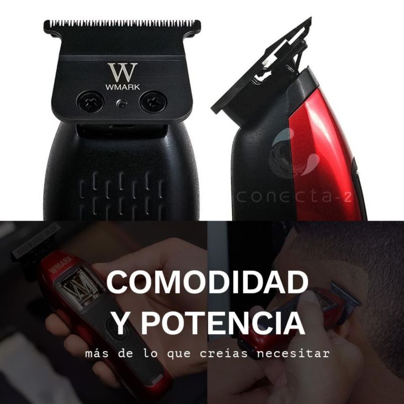 Trimmer Profesional Wmark 3 Colores Motor 10000 Rpm Magnétic