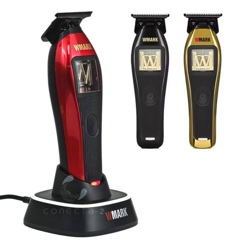 Trimmer Profesional Wmark 3 Colores Motor 10000 Rpm Magnétic
