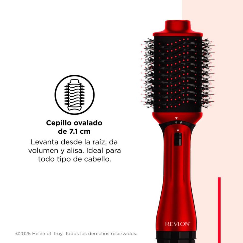 Revlon One-Step Multi-Estilizador 5 en 1, Cepillo Ovalado Original, Ovalado PLUS, Root Booster, Paleta Alaciador y Barril Rizado