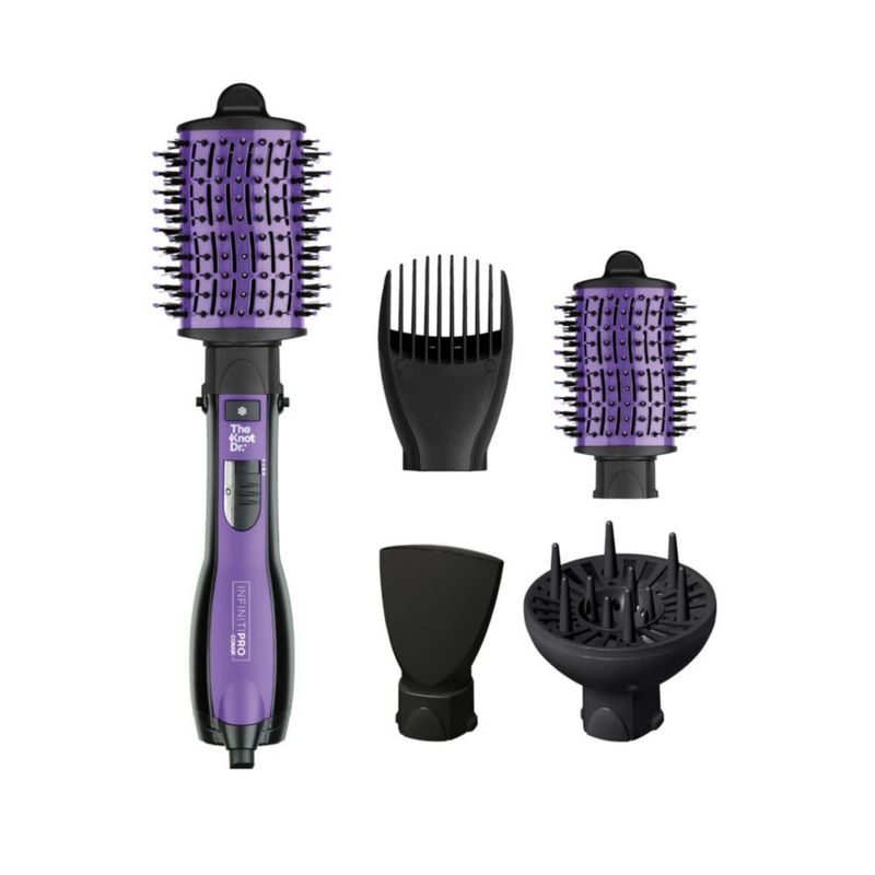 Conair Cepillo Ovalado All-in-one The Knot Dr. Morado, bc123es, 1 unidad