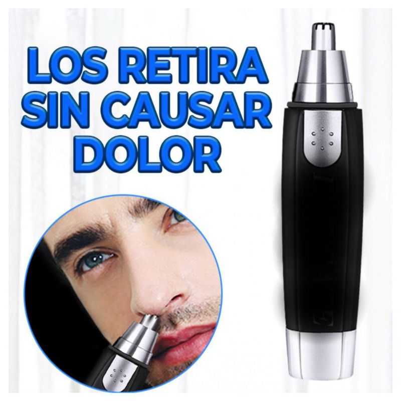 Cortadora de Vello Nasal y de Orejas con Cuchillas de Acero Inoxidable