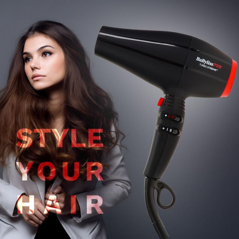 Secadora Profesional Babylisspro Turbo Xtreme Ionic Technology 1875 W