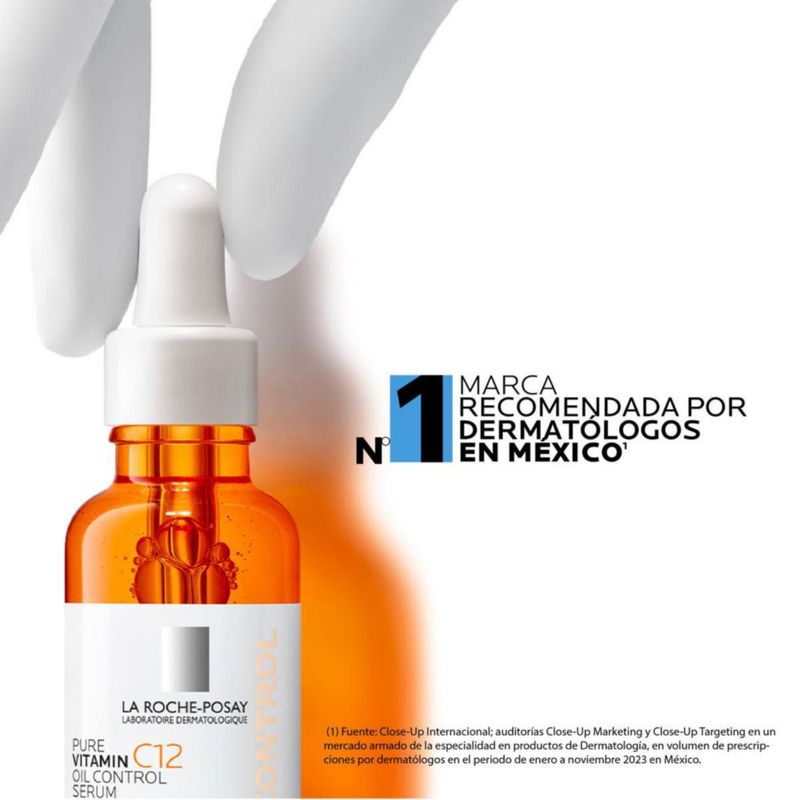 La Roche-Posay Sérum Pure Vitamin C12 Oil Control para piel mixta y grasa 30 ml