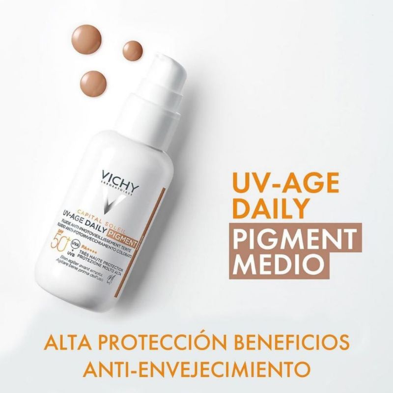 Vichy Capital Soleil UV Age Daily Pigment SPF 50+ Protector Solar Antimanchas 40 ml